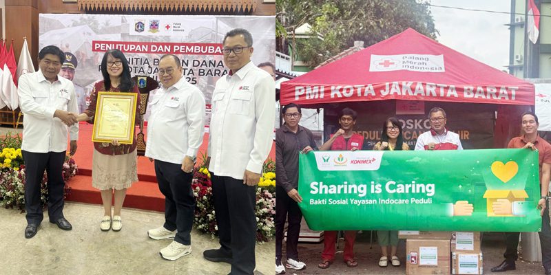 PT Indocare Citrapasific Menerima Penghargaan Bulan Dana PMI dan Menyalurkan Bantuan bagi Korban Banjir dan Longsor Sumatra