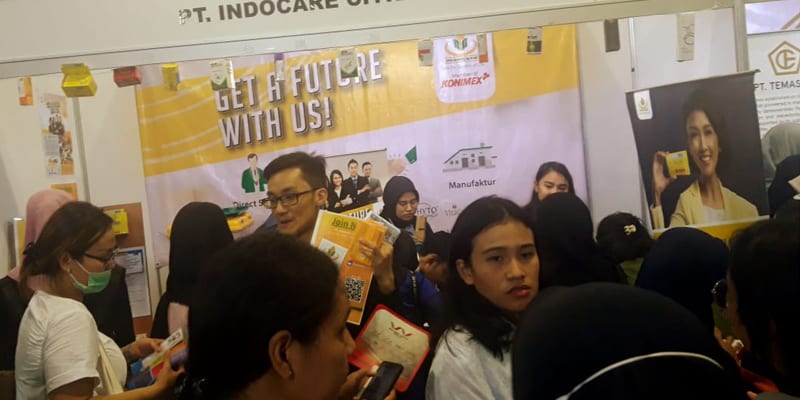 Indocare Menarik Minat Lebih dari 2.500 Pengunjung Indonesia Career Expo